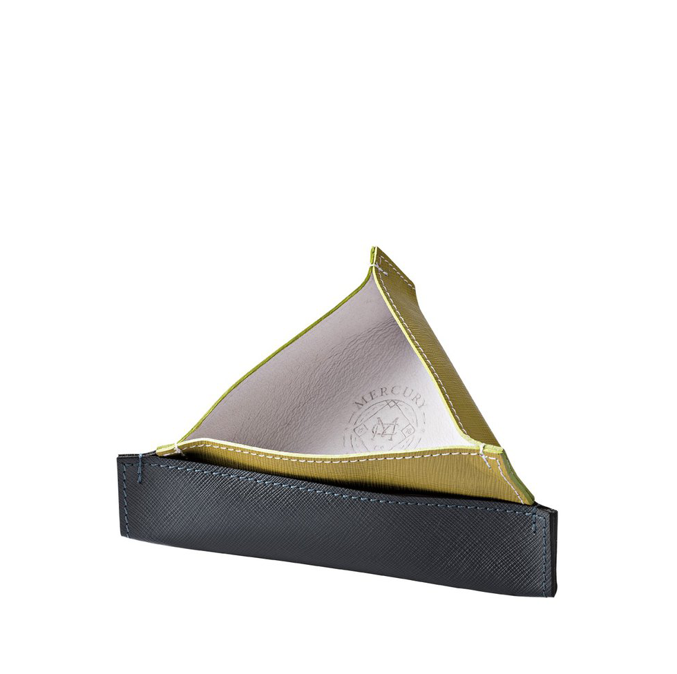 Mercury leather triangle storage tray jewelry storage tray sundries storage tray
