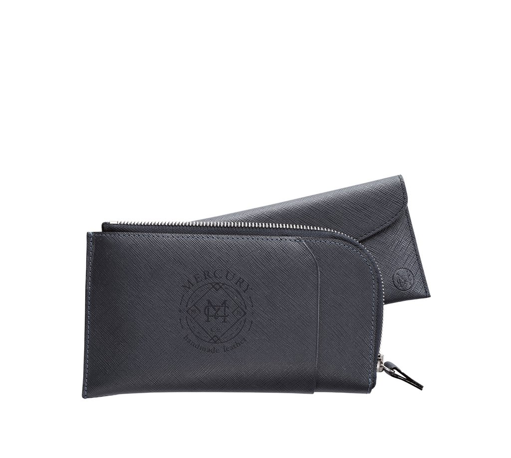 Mercury Leather Passport Wallet Multi-layer Card Holder Boarding Pass Banknote Holder