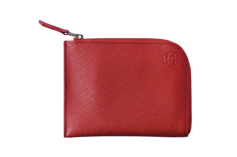 Mercury Leather Half-Zip Wallet Multifunctional Utility Wallet Card Holder Coin Purse