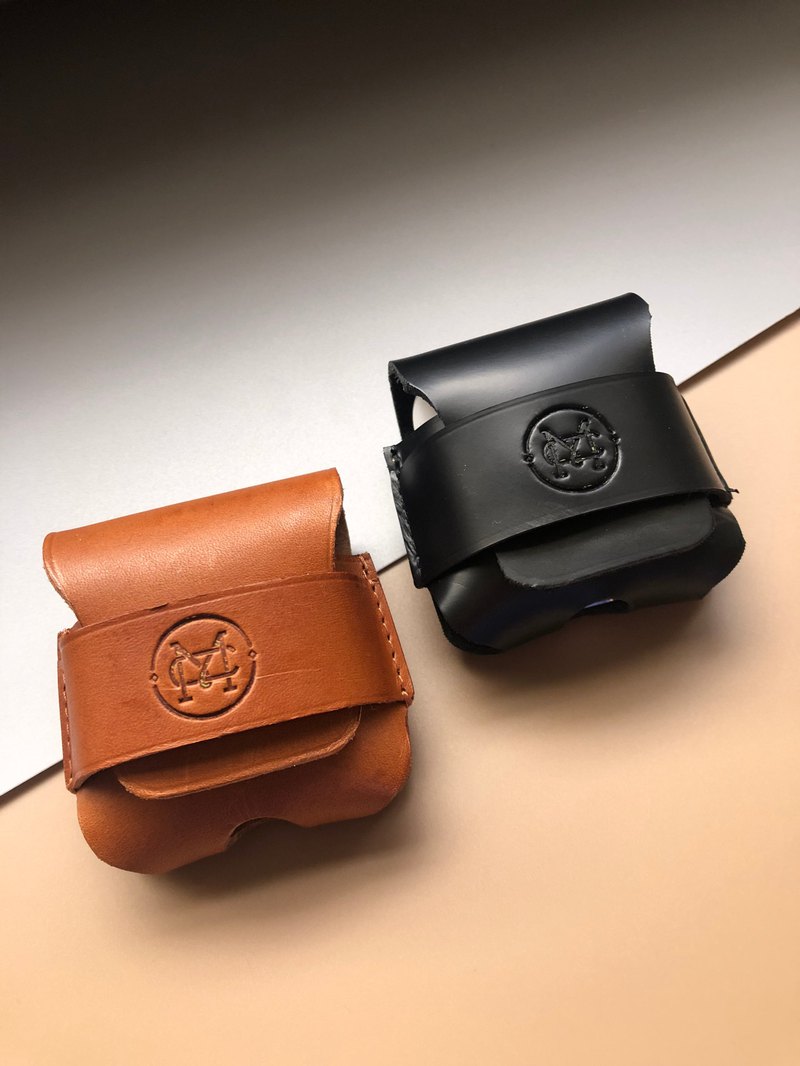 真皮 AirPods 套