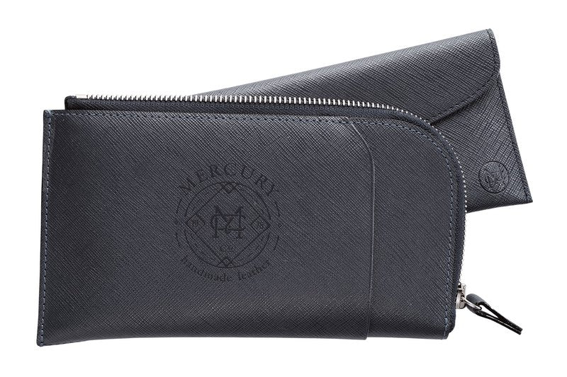 Mercury Leather Passport Wallet Multi-layer Card Holder Boarding Pass Banknote Holder