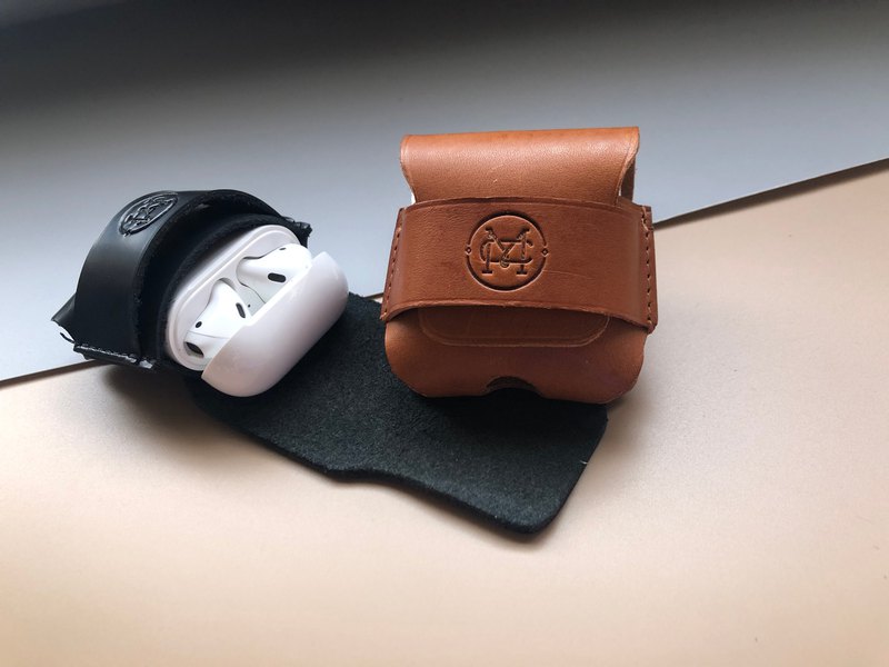 真皮 AirPods 套