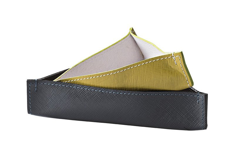 Mercury leather triangle storage tray jewelry storage tray sundries storage tray