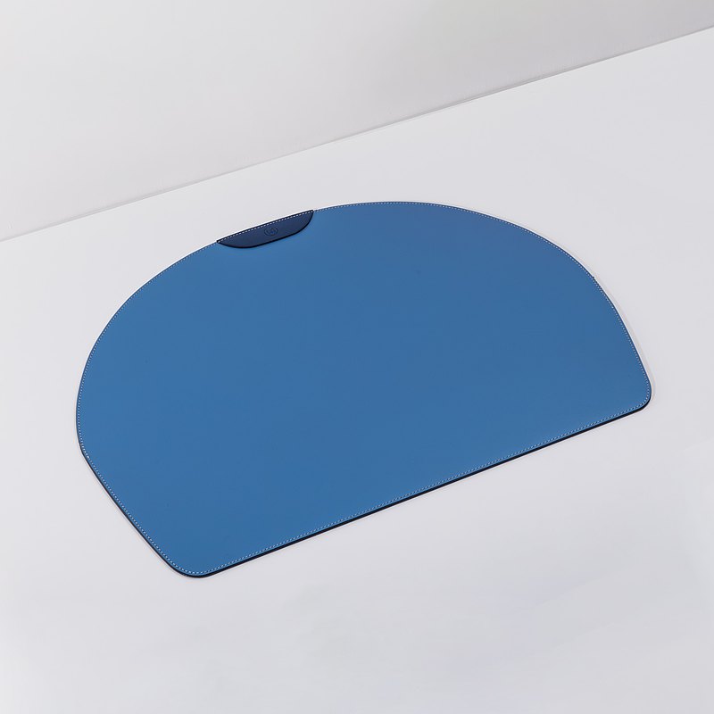 Mercury Half Curved Leather Desk Pad