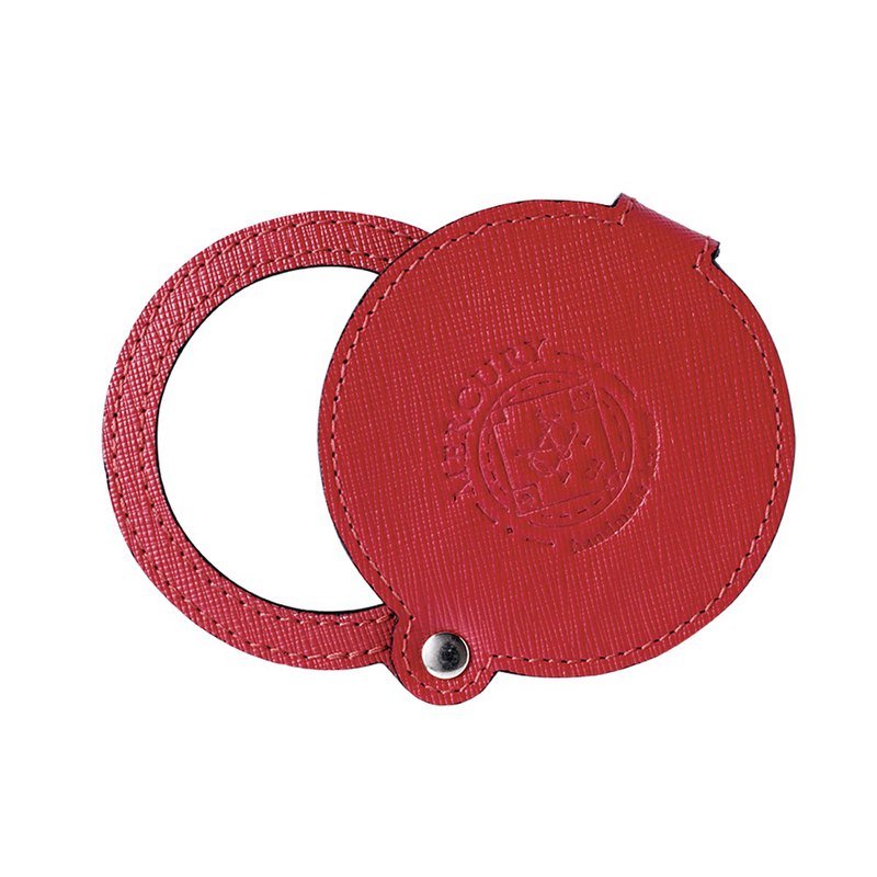 Mercury Leather Portable Makeup Mirror Makeup Mirror Lipstick Mirror Makeup Mirror Custom Branded English Letters