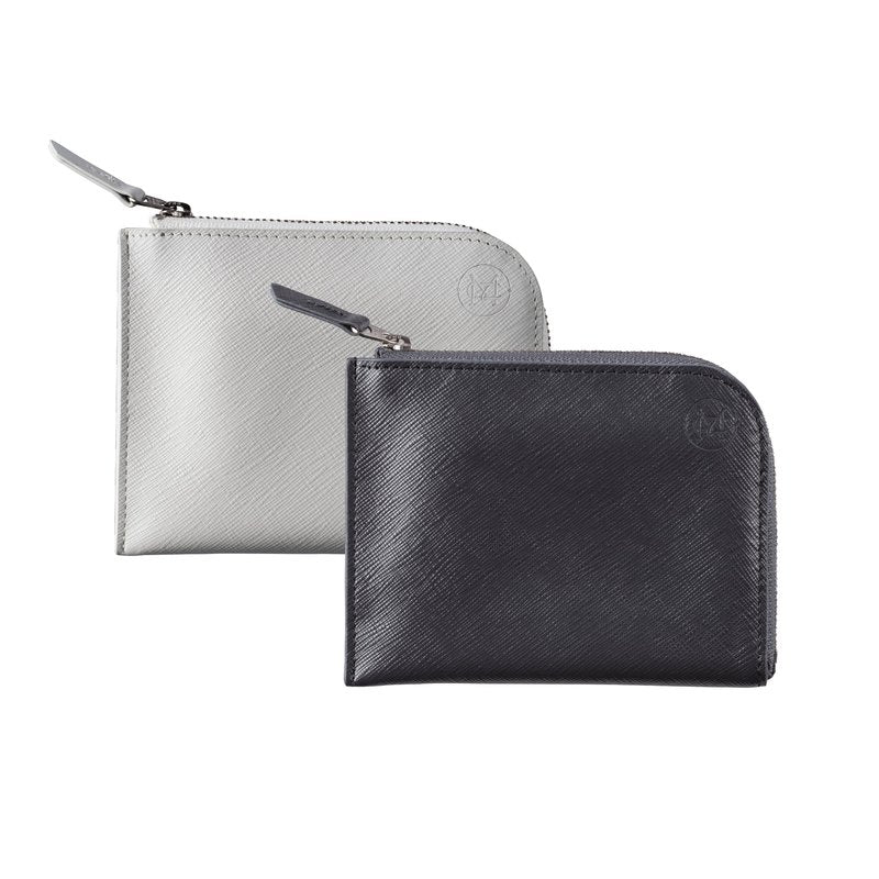 Mercury Leather Half-Zip Wallet Multifunctional Utility Wallet Card Holder Coin Purse