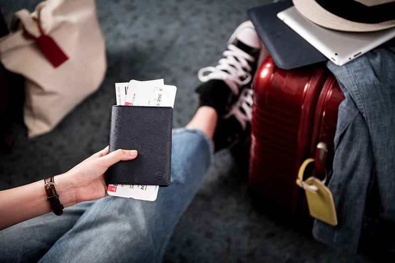 Mercury Leather Luggage Tag (Large) Travel Accessories Luggage Tag Custom Brand Name