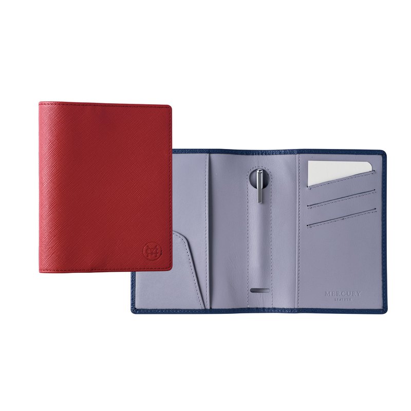 Mercury Leather Passport Holder (Custom Brand Name Available) Passport Card Boarding Pass Passport Holder