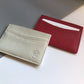 Mercury Leather Multilayer Card Holder Custom Branded English Letters