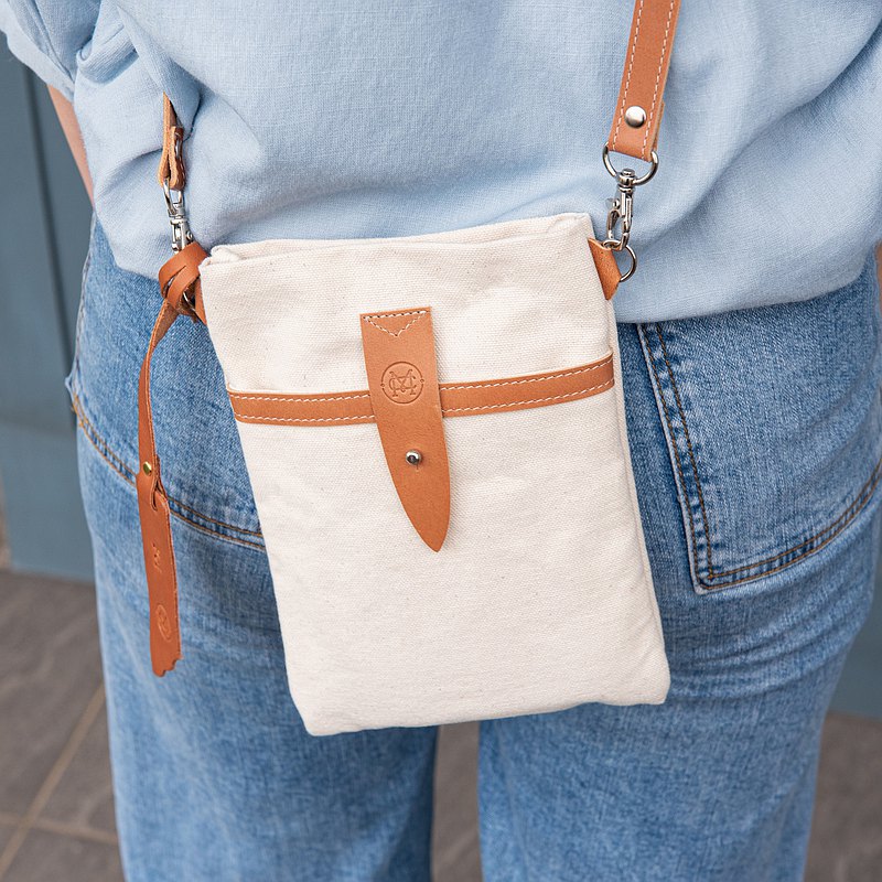 Mercury Crossbody Small Canvas Bag