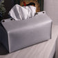 Mercury Tissue Box - Recycled Leather