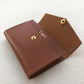 Mercury Italian leather business card holder can be customized with English letters